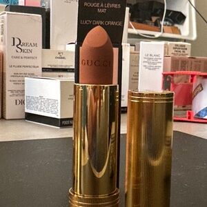 Gucci lipstick Lucy dark orange